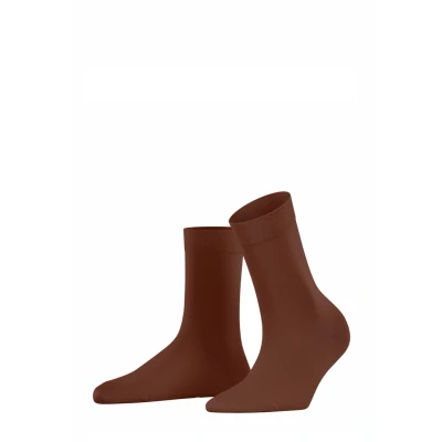 Abbildung von FALKE Damen Socken Cotton Touch W So Baumwolle einfarbig 1 Paar, Braun Havana Club 5197, 39 42