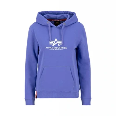 Abbildung von Alpha Industries Damen New Basic Hoodie Kapuzenpullover, Electric Violet, 38