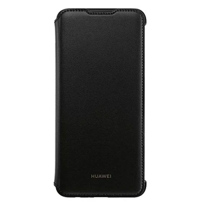 Abbildung von Huawei P Smart (2019) Hülle Kunstleder Klapphülle Handyhülle Schwarz