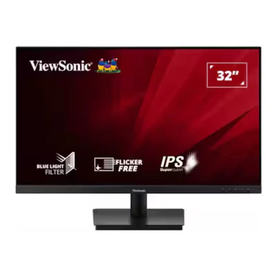 Abbildung von Viewsonic VA3209 2K MHD 80 cm (32 Zoll) Büro Monitor (QHD, IPS, HDMI, DisplayPort, VGA, Eye Care, Eco Mode) Schwarz