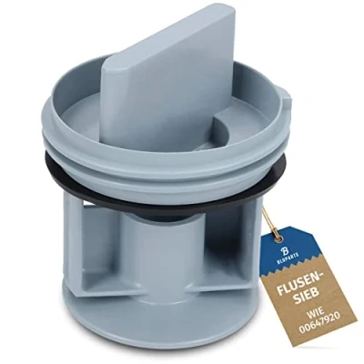 Abbildung von Flusensieb Waschmaschine Ersatzteil Flusensiebeinsatz passend wie 00647920 für Bosch, Siemens, Constructa, Neff