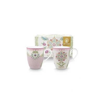 Abbildung von PIP STUDIO Lily&amp;Lotus Henkelbecher 350ml Set 2tlg