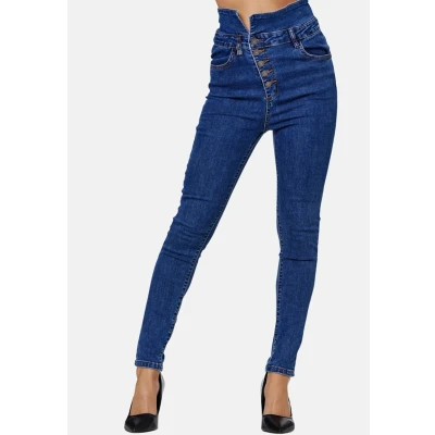 Abbildung von Elara Stretch Jeans Skinny Fit, Damen, Größe: 42, Blau