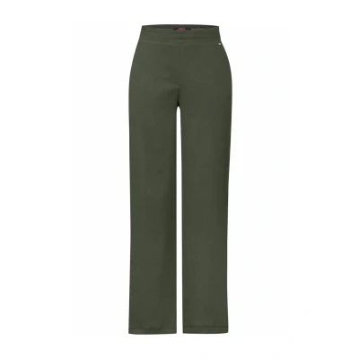 Abbildung von Cecil MIT Struktur Stoffhose, Damen, Größe: XL, Grün