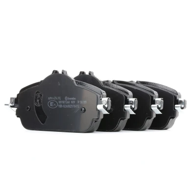 Abbildung von BREMBO P 50 119 Bremsbelagsatz PRIME LINE Ring für Verschleißwarnanzeiger vorbereitet ohne Zubehör MERCEDES BENZ: C Klasse Limousine, E Coupe