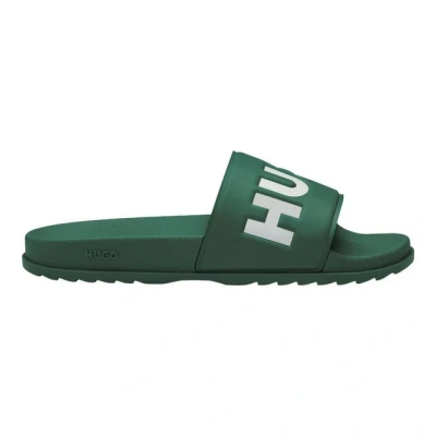 Abbildung von HUGO Match it Slid rblg Badepantolette mit weichem Textil im Riemen