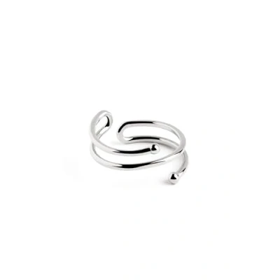 Abbildung von Singularu Anillo Double DOT Ring, Damen, Größe: One Size, Plata