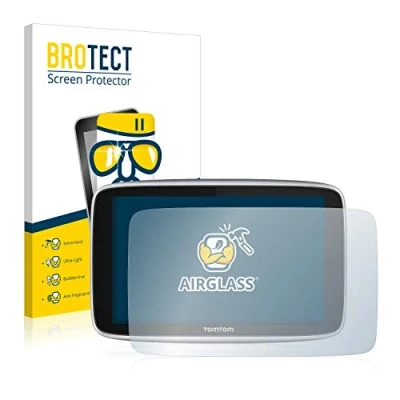 Abbildung von BROTECT Schutzglas für TomTom GO Premium X/TomTom (6&#039;&#039;) Schutzfolie Panzer Folie Glas [Extrem Kratzfest 9H