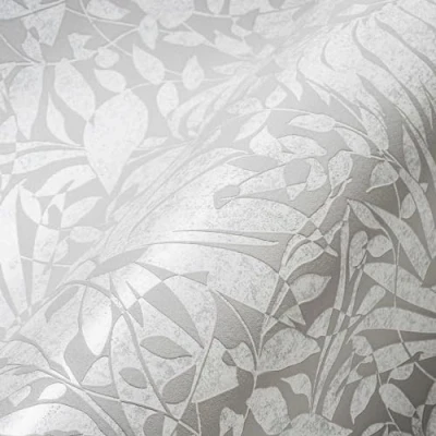 Abbildung von A.S. Création Vliestapete &quot;THE BOS Floral Blätter&quot;, glänzend abstrakt organisch, Florale Tapete Tapeten Wohnzimmer Schlafzimmer Küche