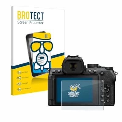Abbildung von BROTECT Entspiegelungs Schutzglas für Nikon Z50 II Schutz Folie Panzerfolie Glas Matt [Extrem Kratzfest 9H, Anti Reflex, Fingerprint]