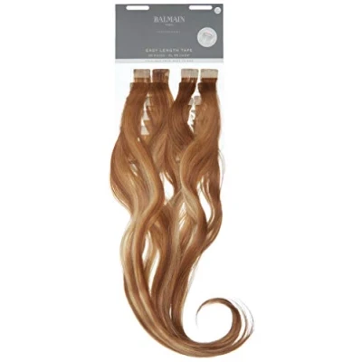 Abbildung von Balmain Tape Extensions Length Human Hair 20 Stück 55 Cm Länge Farbe Very Light Gold Blonde L.A #9.8g