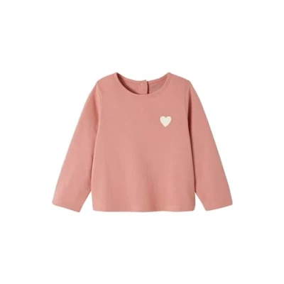 Abbildung von Vertbaudet Baby Shirt Basic Rosenholz 80
