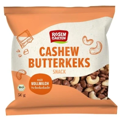 Abbildung von Rosengarten Cashew Butterkeks Snack, 50g (6)