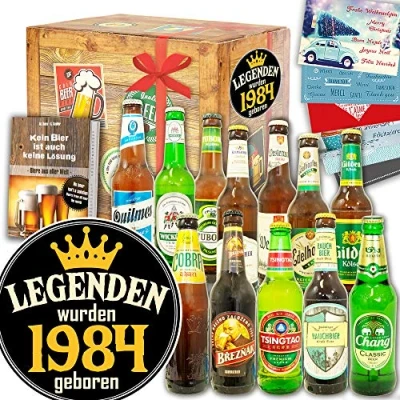 Abbildung von Legenden 1984 ++ Bierset Welt und DE Geschenkidee zum Geburtstag 40.