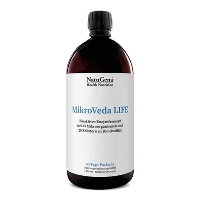 Abbildung von Mikroveda Life 33 Bakterienstämme + 20 Kräuter Bio 1 l