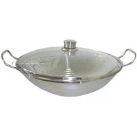 Abbildung von Bosch HEZ390090 Zubehör für Kochfelder, Wok Pfanne, Ø 16,8 cm Durchmesser, Induktionskochfelder, Made in Germany
