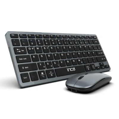Abbildung von INCA Smart Wireless Drahtlos Tastatur und Maus Set wiederaufladbarer Akku