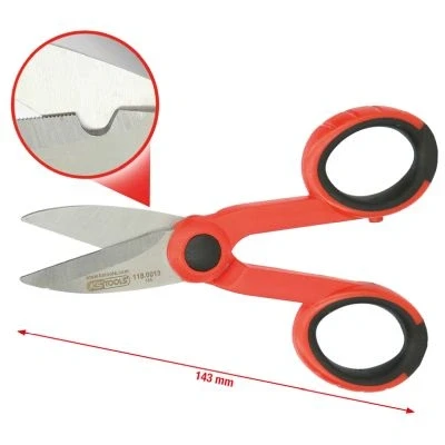 Abbildung von KS TOOLS 118.0013 Universalschere 143, 46