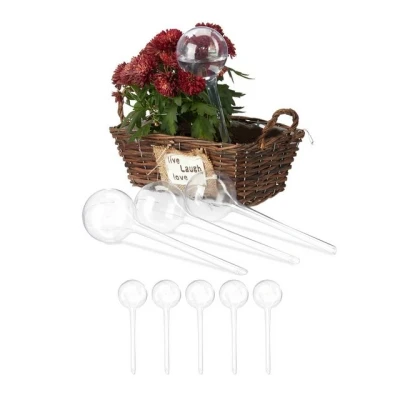 Abbildung von relaxdays Tropfer 9er Set Bewässerungskugeln, Transparent