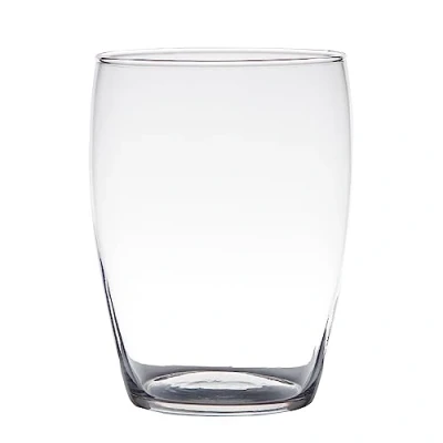 Abbildung von matches21 HOME &amp; HOBBY Dekovase Schöne Vase aus Glas runde Glasvase Wohnzimmer Deko Ø 14x20 cm (1 St)