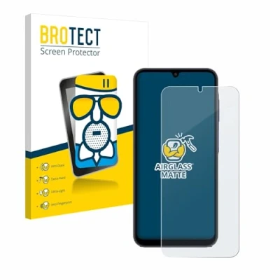 Abbildung von BROTECT Entspiegelungs Schutzglas für Samsung Galaxy A25 5G Schutz Folie Panzerfolie Glas Matt [Extrem Kratzfest 9H, Anti Reflex, Fingerprint]