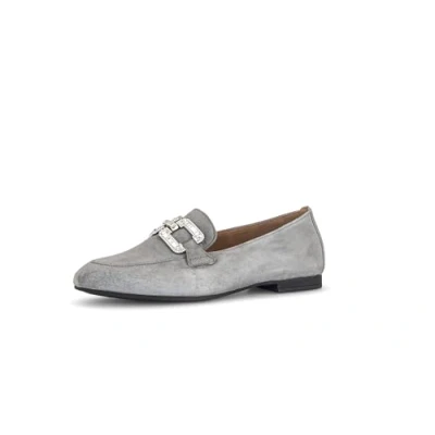 Abbildung von Gabor Slipper, Damen, Größe: 37.5, Grau Veloursleder