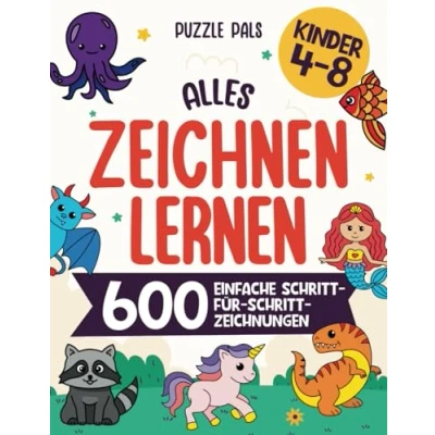 Abbildung von Alles Zeichnen Lernen: 600 einfache Schritt für Zeichnungen Kinder zwischen 4 und 8 Jahren