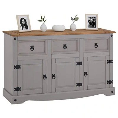 Abbildung von CARO Möbel Sideboard RAMON, Mexico RAMON Kommode Kiefer massiv, mit 3 Schubladen und T