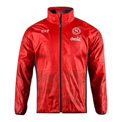 Abbildung von SSC Napoli [EA7] Unisex Giacca Antivento Portiere Winddichte Torwartjacke EA7, rot, M