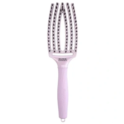 Abbildung von Olivia Garden Bürste Fingerbrush Iconic Boar &amp; Nylon Ethereal Lavender Stuks 1 stück