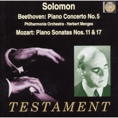 Abbildung von Solomon Spielt Beethoven und Mozart (Klavierkonzert Nr. 5/Klaviersonaten 11, 17)