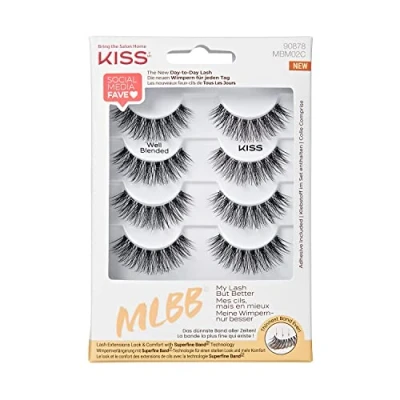 Abbildung von KISS My Lash But Better False Eyelashes, Wimpern Multipack, ‘Well Blended’, 4 Paar
