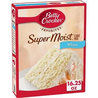 Abbildung von Betty Crocker Favorites Super Moist Cake Mix White 461g (Betty Favoriten Weiß)