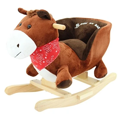 Abbildung von Sweety Toys 3549 Schaukeltier Pferd Pony mit Soundfunktion Schaukelpferd