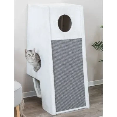 Abbildung von Trixie Kratzbaum zur Wandmontage, für Katzen, Grau, 110 cm