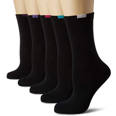 Abbildung von Dim Socken Ecodim Baumwolle Verstärkter Ferse Und Spitze Multipack Damen x10, Black, One Size
