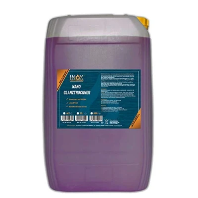 Abbildung von INOX® Nano Glanztrockner Konzentrat, 25 Liter Hochglanztrockner für Waschstraßen und Waschanlagen, Autowäsche &amp; Autopflege