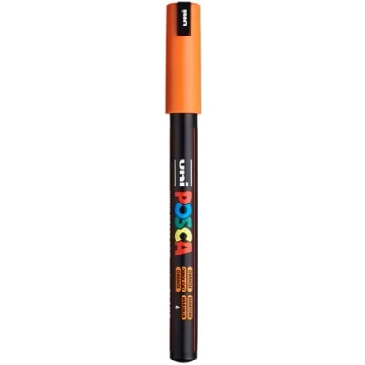 Abbildung von uni ball 181713 POSCA Marker mit kalibrierter Spitze, dunkelorange