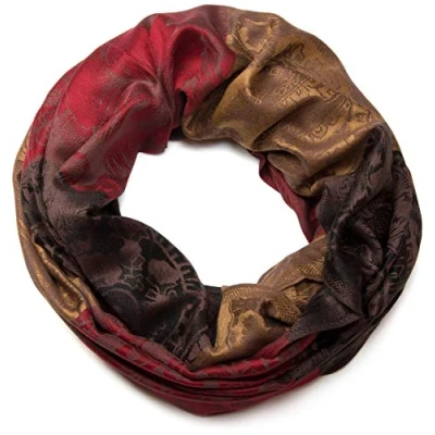 Abbildung von styleBREAKER Loop, (1 St), Loop mit Hibiskus Blüten und Paisley Muster