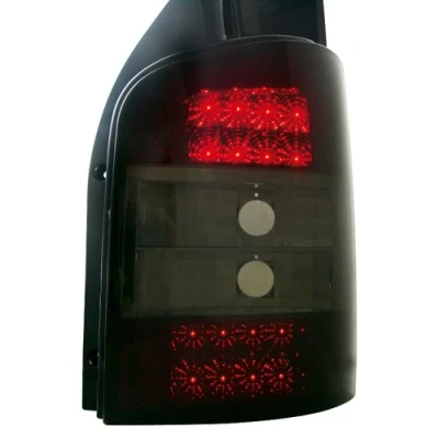 Abbildung von AUTO STYLE Satz LED Heckleuchten kompatibel mit Volkswagen T5 2003 2015 (Modelle Heckklappe) Smoke