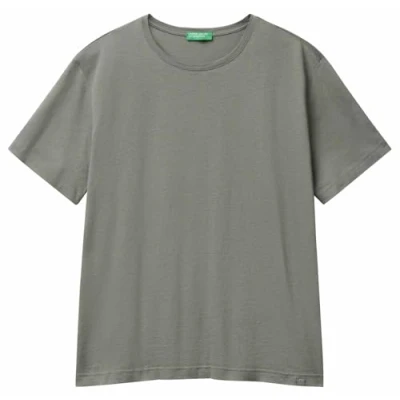 Abbildung von United Colors of Benetton IN Lightweight Tshirt basic, Herren, Größe: Large, Green