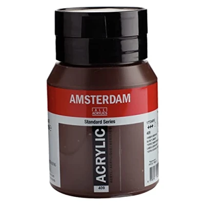 Abbildung von Amsterdam Standard Series Acrylfarbe Flasche 500 ml Umbra Gebrannt 409 (17724092)