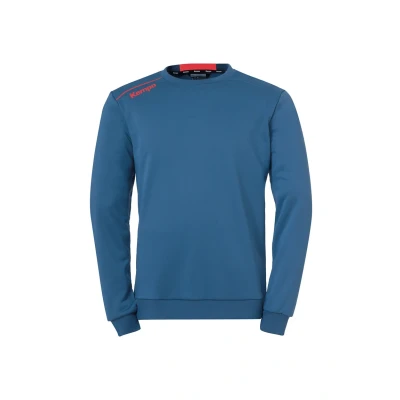 Abbildung von Kempa Langarmshirt Player Training Sweatshirt, Größe: Medium, Ice grau fluo rot