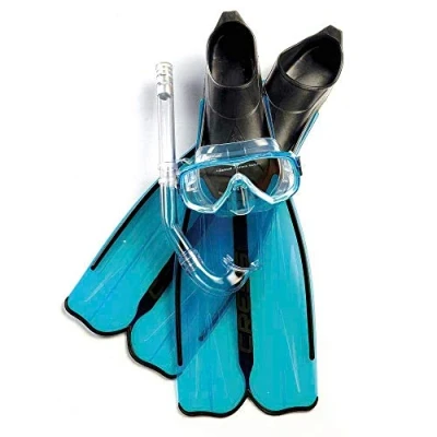 Abbildung von Cressi Unisex Tauchset Rondinella Bag, aquamarine, 43/44, CA189243