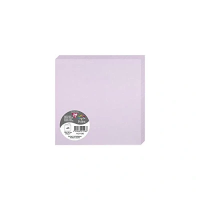 Abbildung von Clairefontaine 21128C Packung mit 25 Doppelkarten Pollen (gefaltet, 16 x cm, 210 g) 1 Pack blauregen