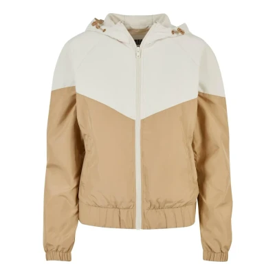 Abbildung von Urban Classics Arrow Windbreaker, Damen, Größe: XS, Whitesand unionbeige