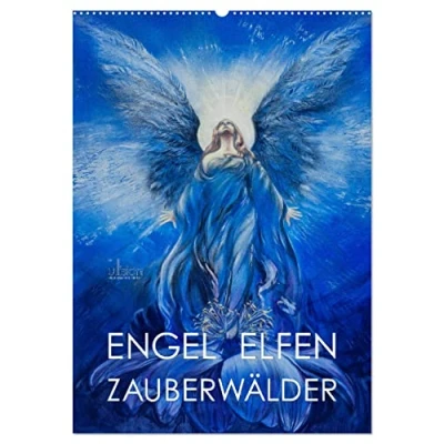 Abbildung von Engel Elfen Zauberwälder (Wandkalender 2025 DIN A2 hoch), CALVENDO Monatskalender
