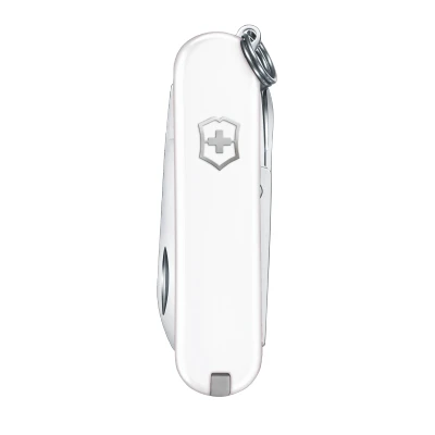 Abbildung von Victorinox Schweizer Taschenmesser, Klein, Classic SD, Multitool, Swiss Army Knife mit 7 Funktionen, Klinge, Nagelfeile, Schraubendreher
