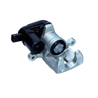 Abbildung von MAXGEAR 82 1586 Bremssattel Gusseisen Hinterachse rechts, hinter der Achse für Fahrzeuge mit elektrischer Feststellbremse HYUNDAI: i30 II Schrägheck