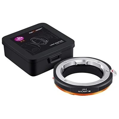 Abbildung von K&amp;F Concept M20105 LM NEX Hochpräziser Adapterring Objektivadapter für Leica M Objektiv auf Sony Kamera wie 3 3C 3N 5 NEX5T NEX6 F3 a3000 Alpha A7